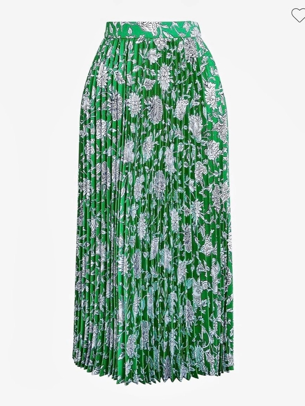 J.Crew Midi skirt in Liberty floral crepe de chine fabric Liberty Floral Pleated